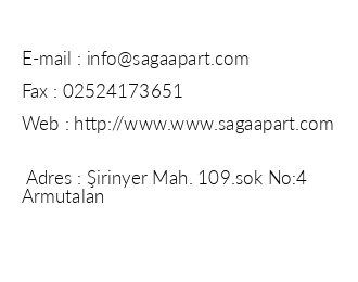 Saga Apart iletiim bilgileri